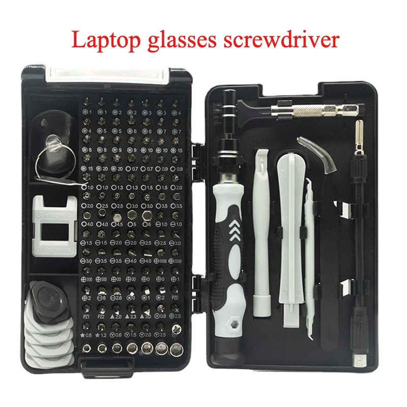 

115 in 1 screwdriver set CRV batch head set glasses screwdriver laptop mobile phone repair tool
