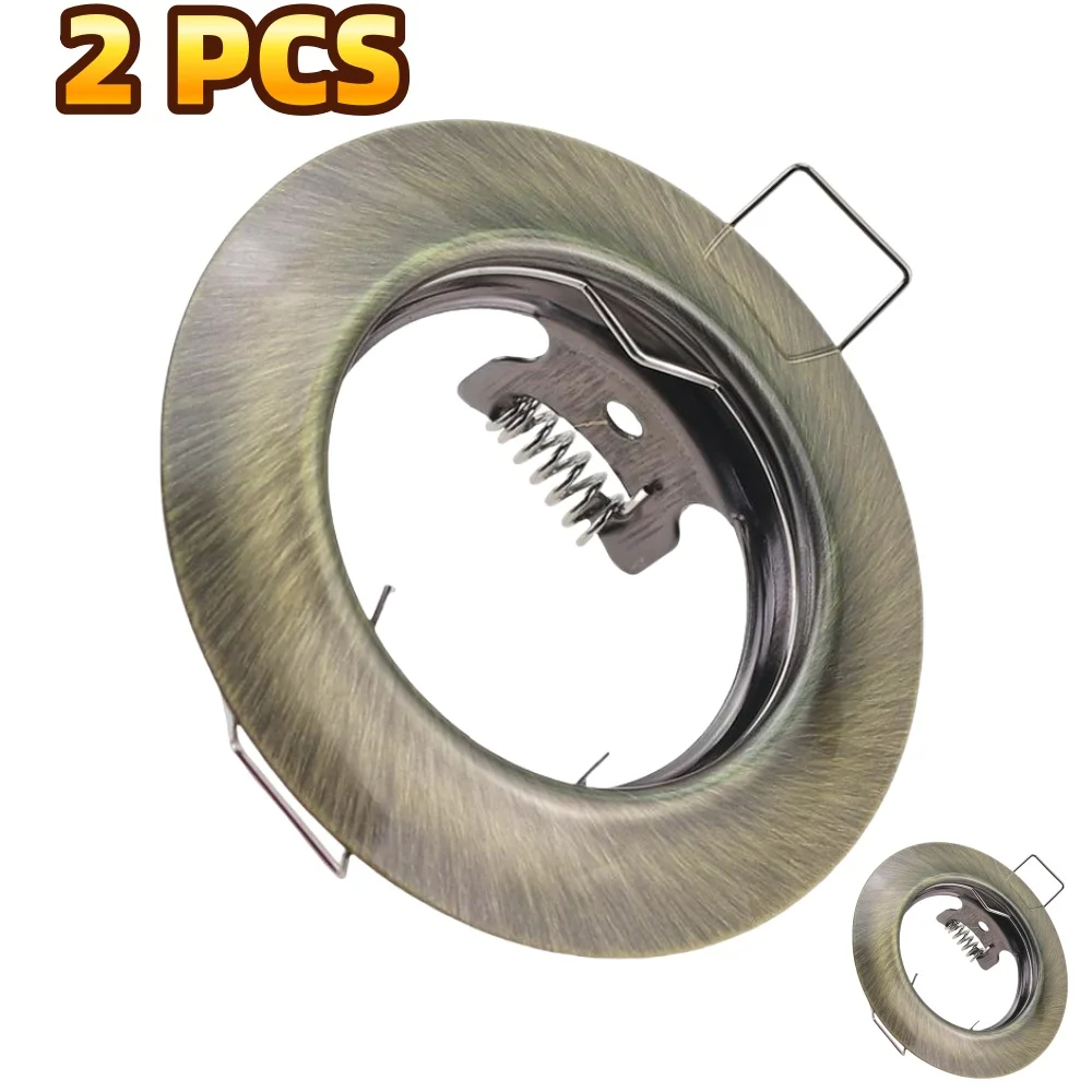 JOYINLED أضواء كاشفة LED، طقم إضاءة سبوت 10 قطع مع لمبة قابلة للاستبدال GU10/MR16 مآخذ إطار حديدي لغرفة النوم وغرفة المعيشة