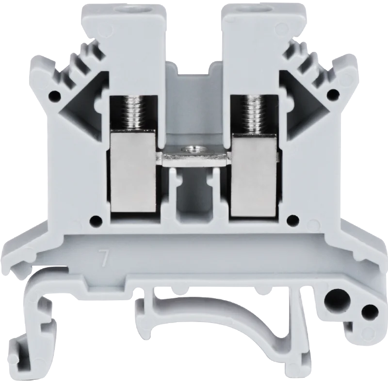 10Pcs Din Rail Terminal Block UK-2.5B Wire Electrical Conductor Universal Connector Screw Connection Strip 2.5mm²