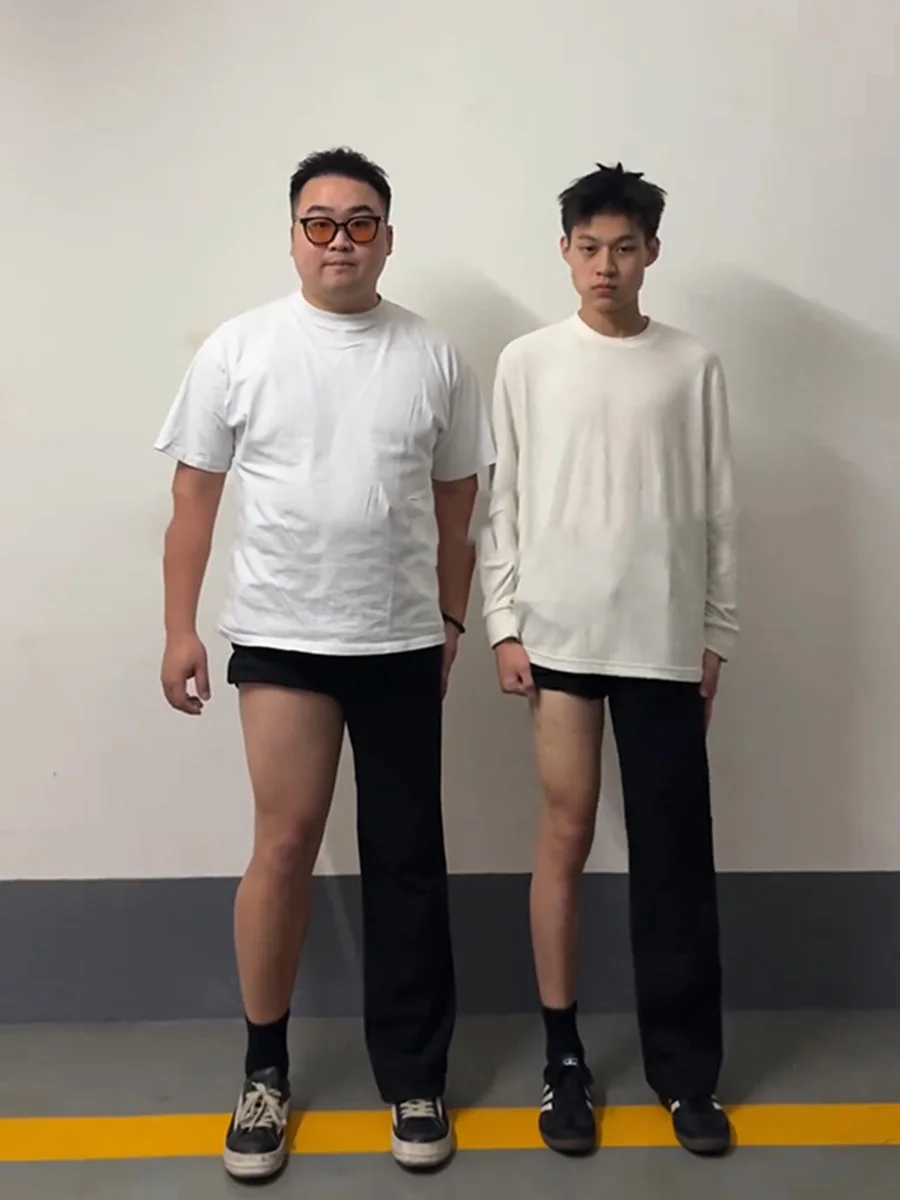 

Мужские брюки Bla Men's Knife прямого кроя, свободные, эластичные, больших размеров, с эффектом похудения, повседневные, для подростков, весенняя мода