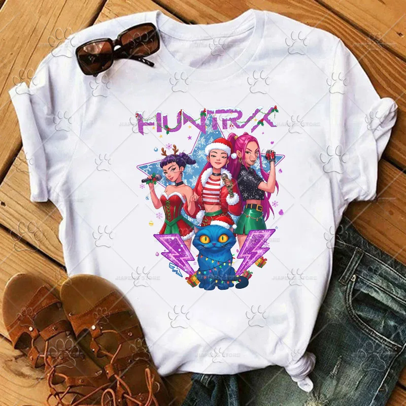 KPop شيطان الصيادين الحديد على بقع نقل الحرارة للملابس عيد الميلاد نقل الحراري زين ساجا الأولاد ملصق ديكور هدية