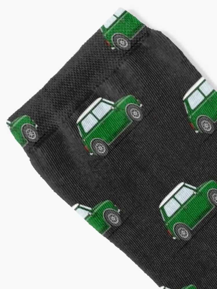 Mini Classic Mini Cooper - Green Socks calzini hip hop divertenti