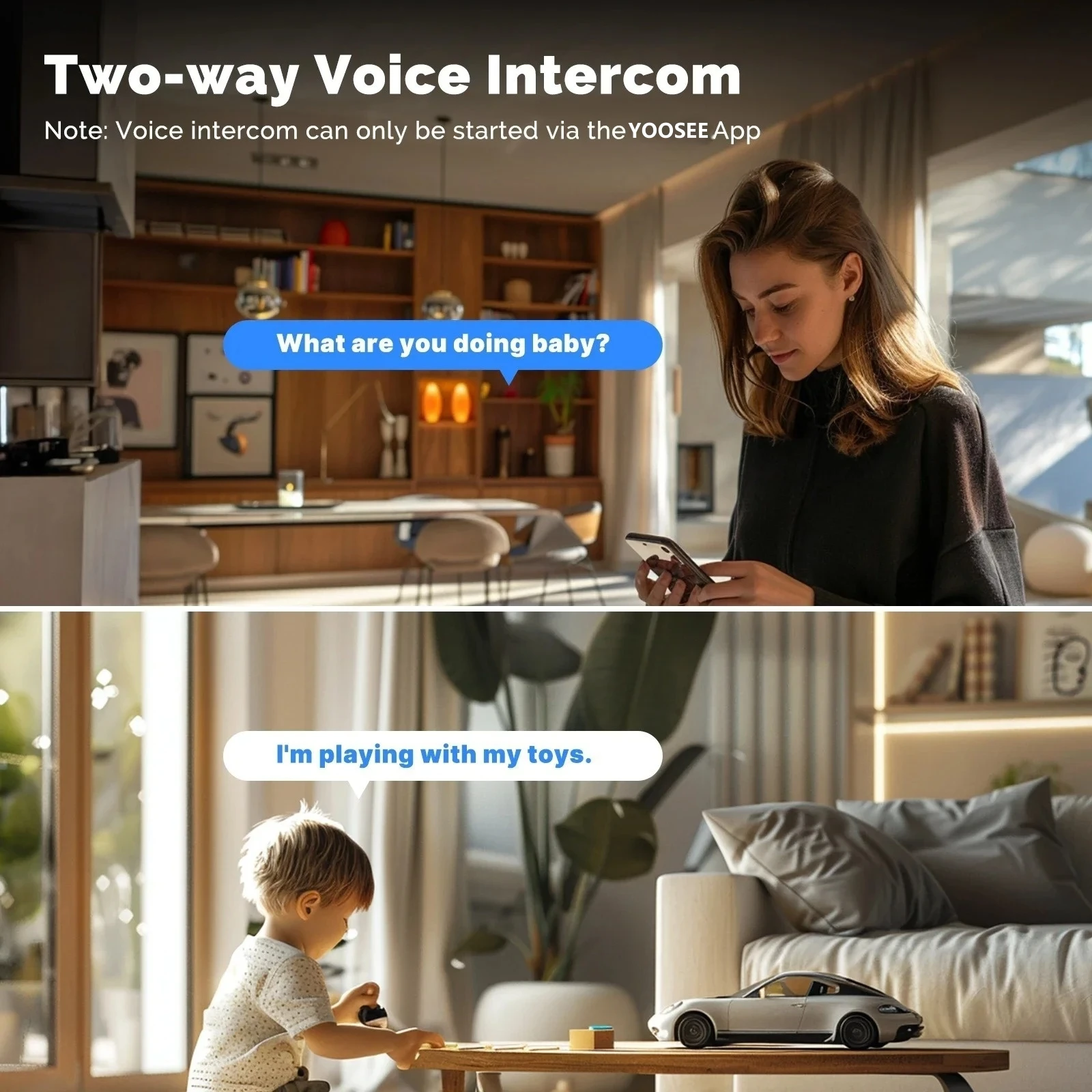 Câmera ip wi-fi de 8mp, lente dupla com suporte ajustável, câmeras de vigilância sem fio de segurança, onvif, zoom 10x, monitor de bebê yoosee