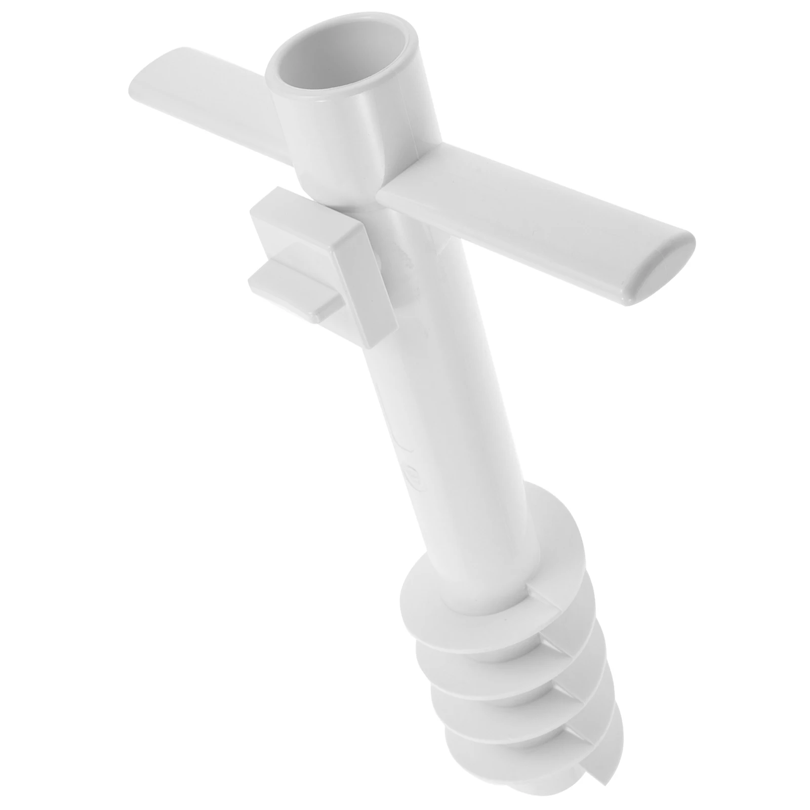 

Plastic Beach Umbrella Sand Anchor Stand Holder Base Screw Stake Outdoor Furniture Accessories Vacation Essentials Non Slip
