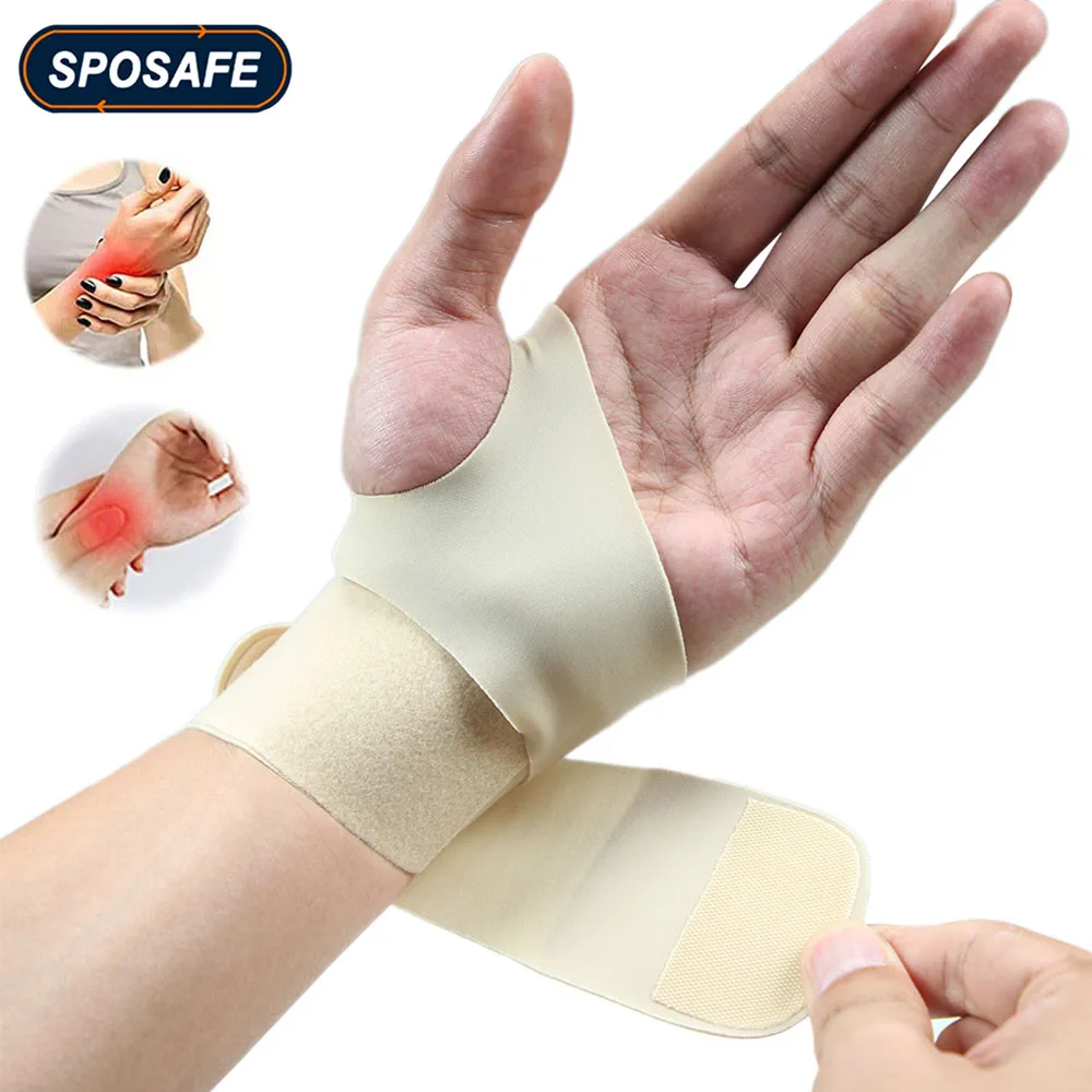 1Pcs Ultra Thin Wrist Brace Sport Slim Carpal Tunnel Support for Men Women, Adjustable, Lightweight, Breathable, Skin Friendly