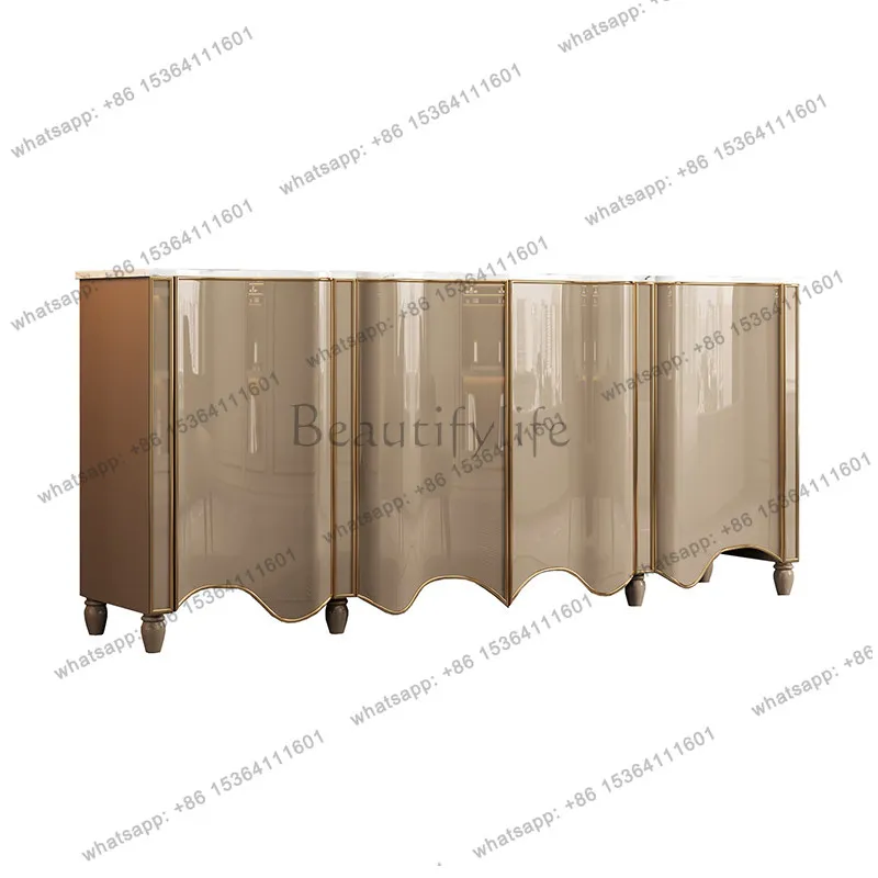 

American light luxury door cabinet, living room home door facing the door decorative cabinet