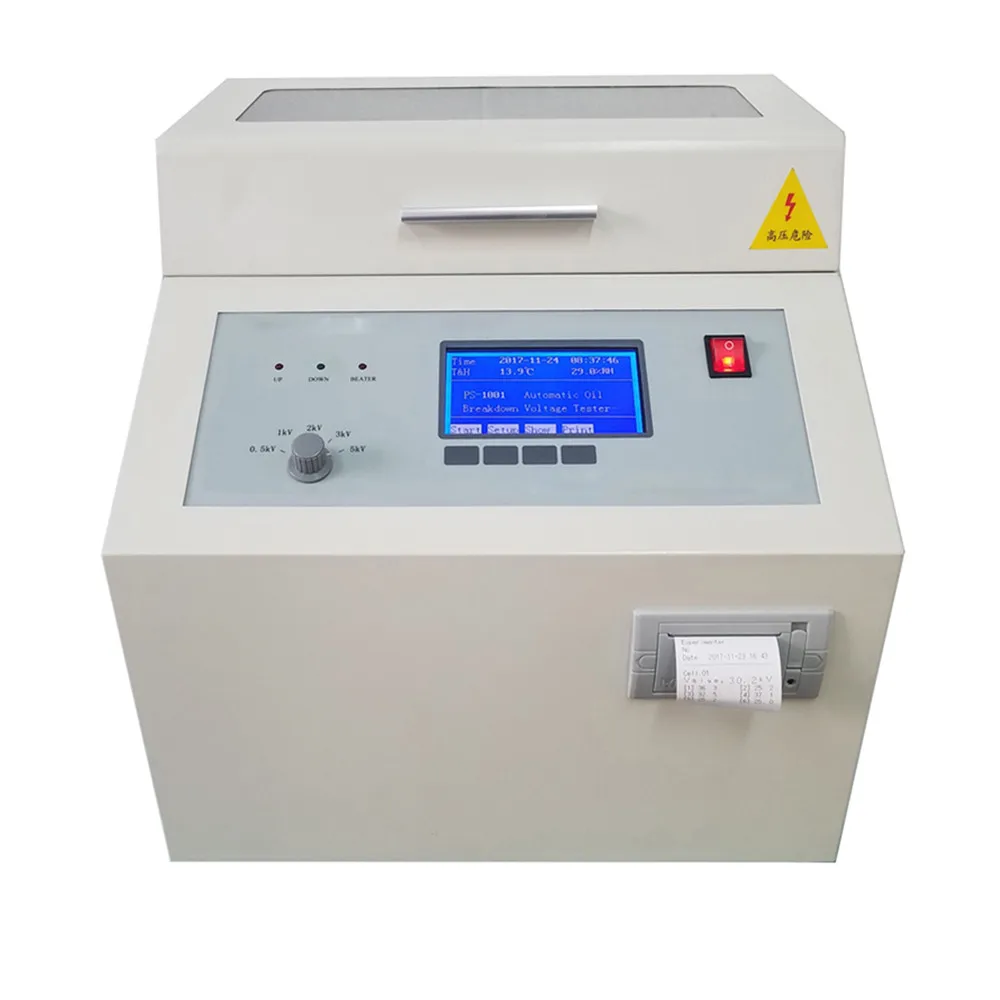 Transformer Oil Breakdown Voltage Tester BDV/Dielectric Strength Testing Equipment