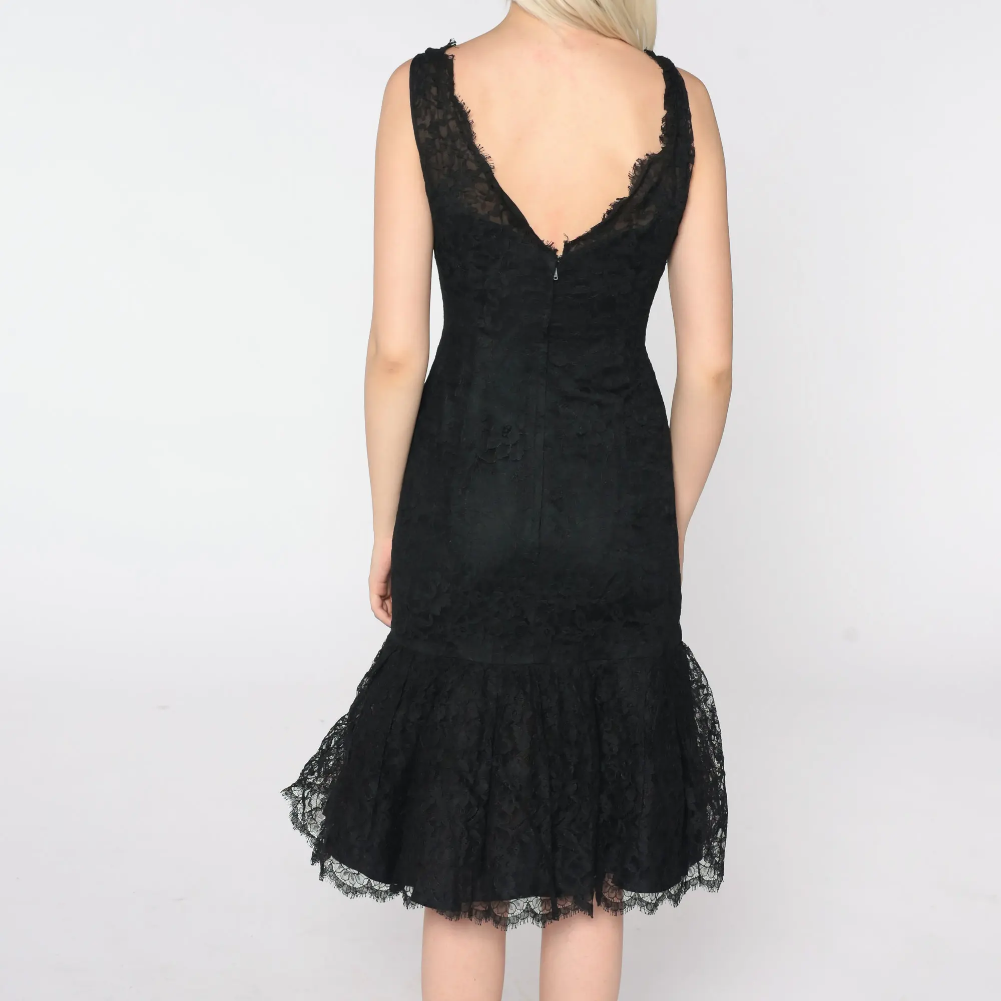 2022 Little Black Sexy Vestido Lace Vestido de Festa Sereia Cabido Mangas Hem Do Vintage Formal do Regresso A Casa Vestidos De Fiesta فساتين حفلات