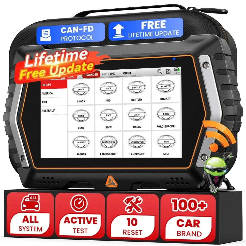 ANCEL V3 PRO 2026 Scanner OBD2 Bidirezionale, Strumento Diagnostico Auto Completo, CAN-FD ABS EPB TPMS Reset Olio, Tutti i Sistemi