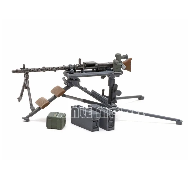 TAMIYA 1/35 35386 German Machine Gun Squad, Mid-War Scale Model Kit DIY Toy