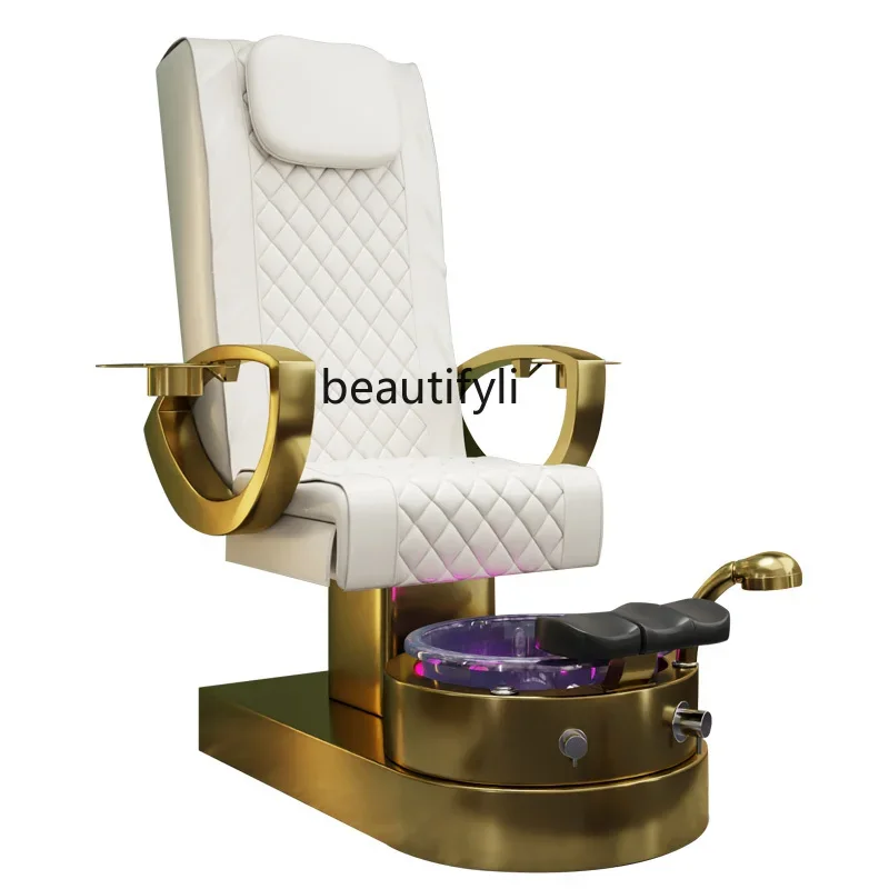 

R Electric Massage Foot-Washing Pedicure Chair Multifunctional Pedicure Sofa High-End Massage Chair Nail Scrubbing Chair R