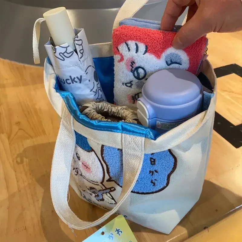 Chiikawa Little Eight Uzhic Kawaii Large Capacity Shoulder Bag Cute Cartoon Tot Bags Anime Figure view 4