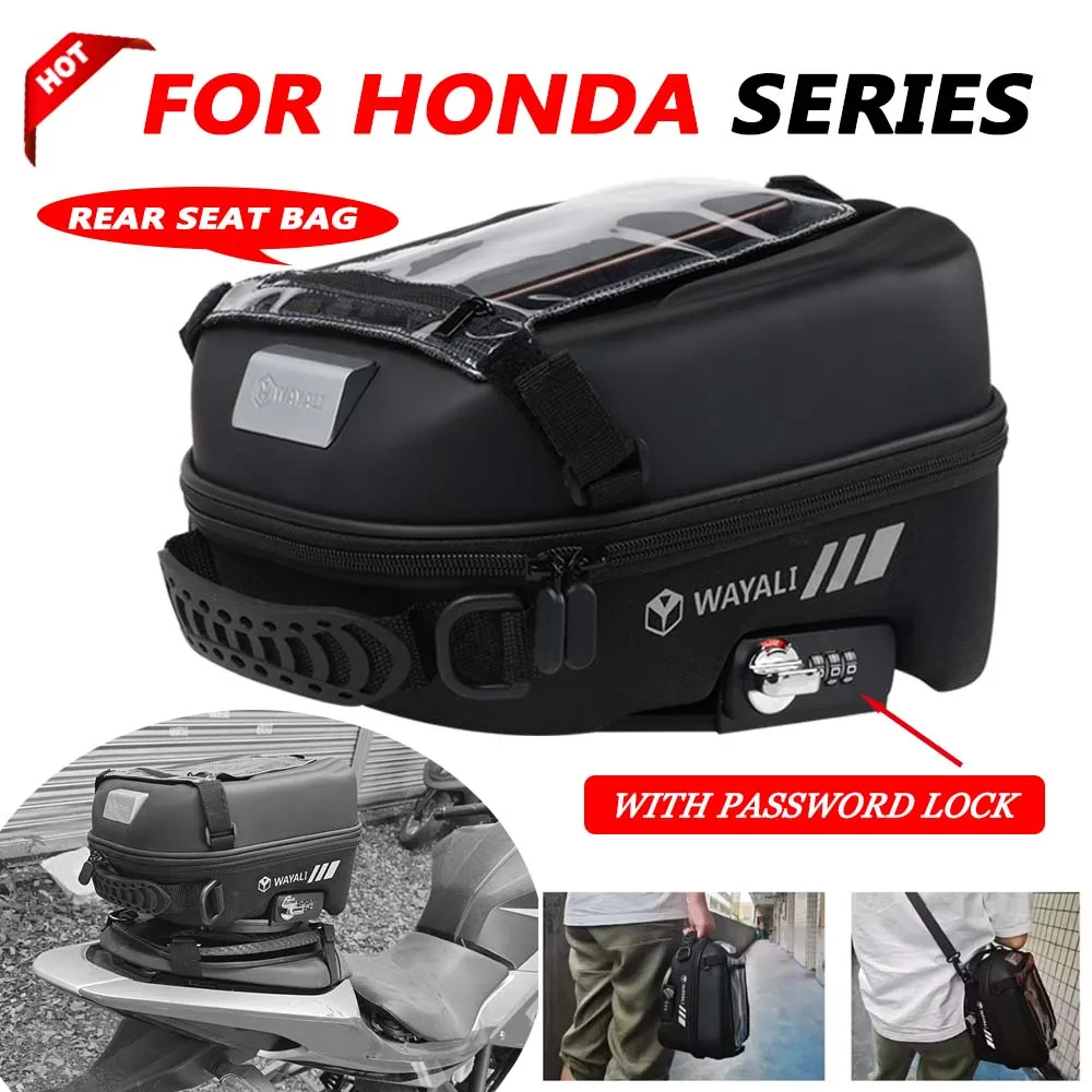 Tail Bag for Honda CBR250RR CBR1000RR CBR600RR NC700X NC750X CRF1000L CRF1100L Large Capacity Multi-functional Rear Seat Bag