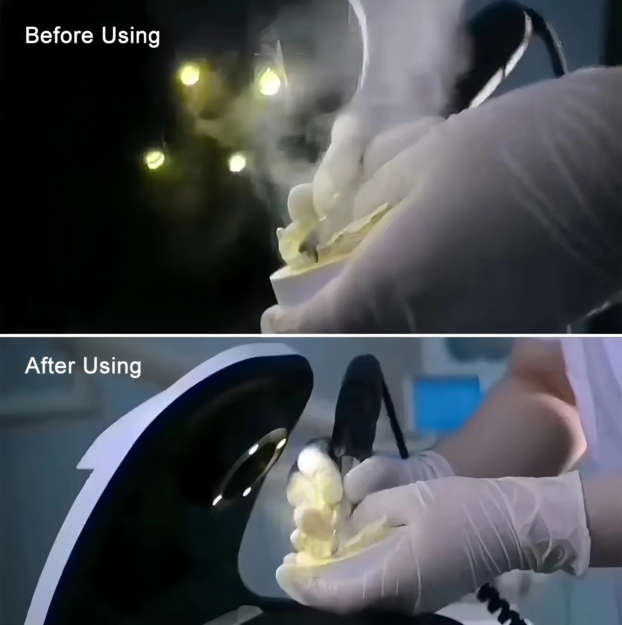 Dentals Vacuum Cleaner Desk Extractor Dust Suction Three-level Strong Vacuuming PM2.5 filter dental lab equipment