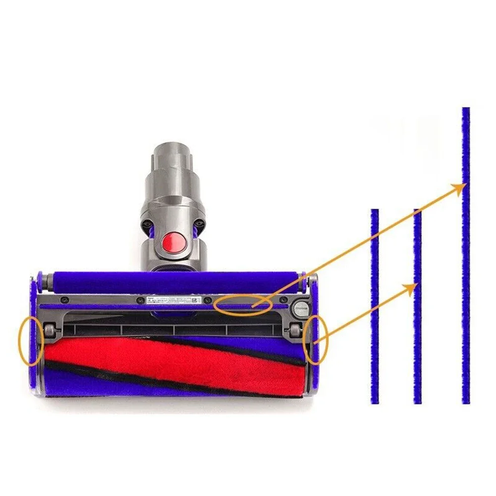 Dyson v6 v7 v8 v10 v11 v9v5掃除機の交換用ストリップ,豪華なフェルトストリップ,掃除機アクセサリー