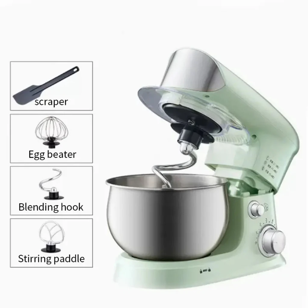 Electric Stand Food Mixer, Whisk Eggs Beater Cream Blender Kneading  Machine Automatic for Household Kitchen