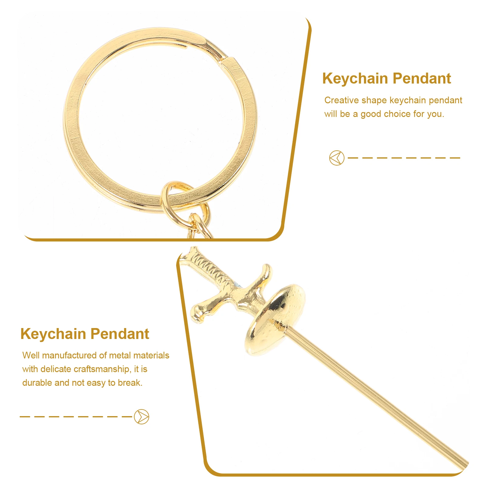 

Модный металлический брелок с фехтованием, кулон, декоративный брелок для ключей для женщин, сумка, рюкзак, ключ от машины, подарок на день рождения, кольцо