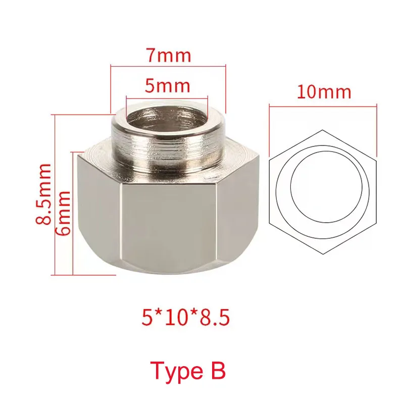 5/10pcs Openbuilds Eccentric Spacer 6/8mm V-Slot rail V-Wheels Eccentric Column Isolation Screw Nut Bore 5MM 3D Printer Parts