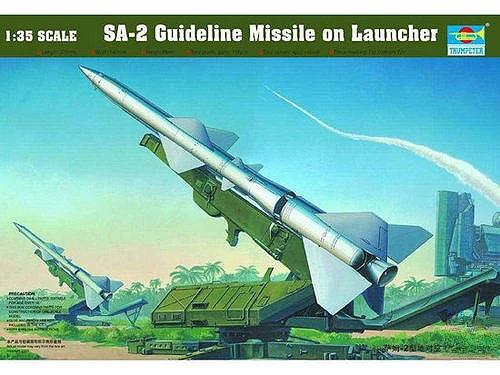 Trumpeter Assembled Model Kit 00206 SA-2 Guidelines Missile on Launche 1/35