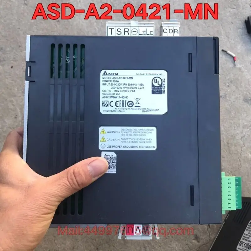 used Servo drive ASD-A2-0421-MN machine Tested OK Latest quotation for June 2026