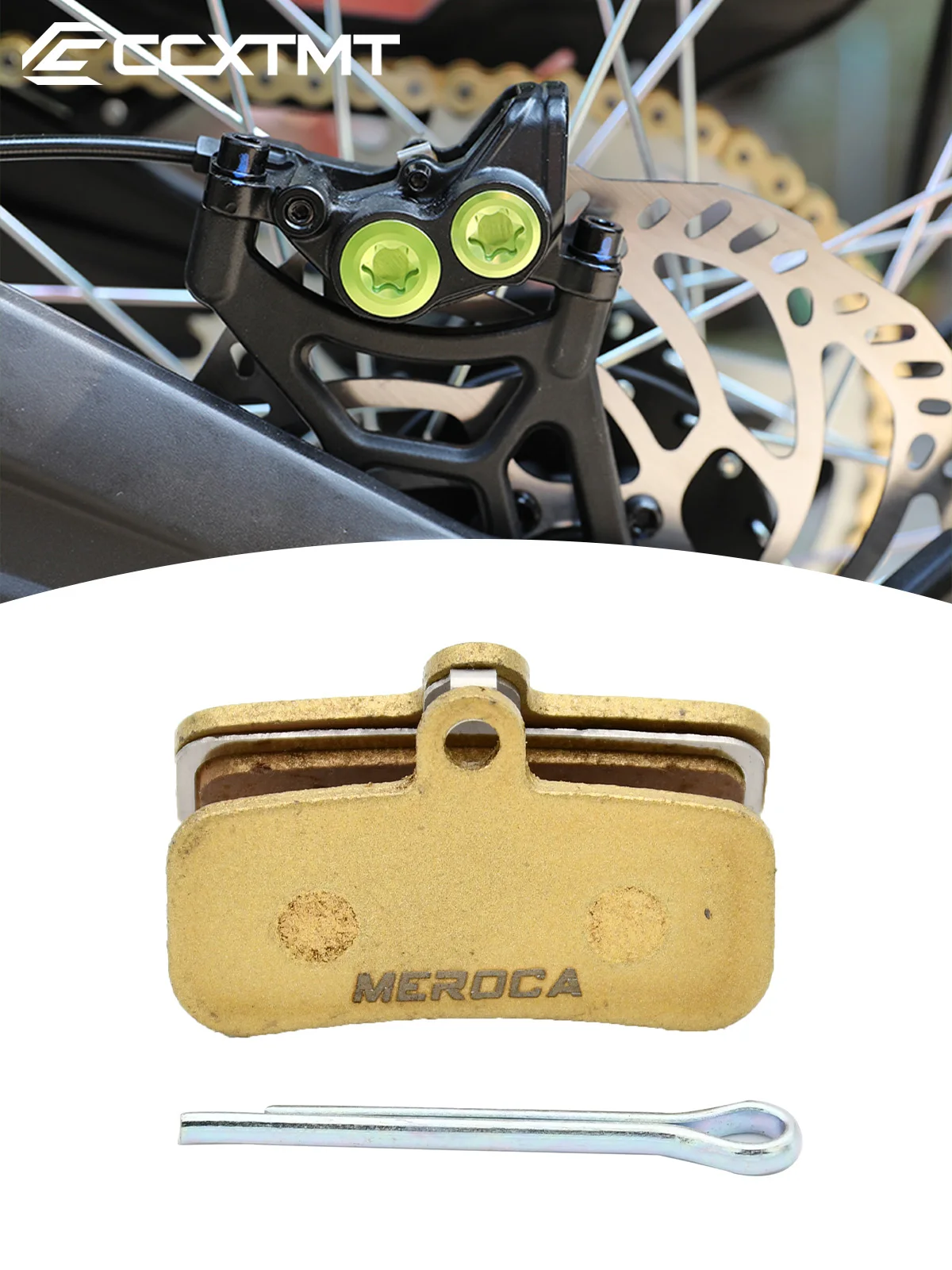 AliExpress NONE Motorcycle Front and Rear Silent Brake Pads Disc Brake Pads for Surron Sur-Ron Sur Ron Light Bee Electric Dirt Bike Universal
