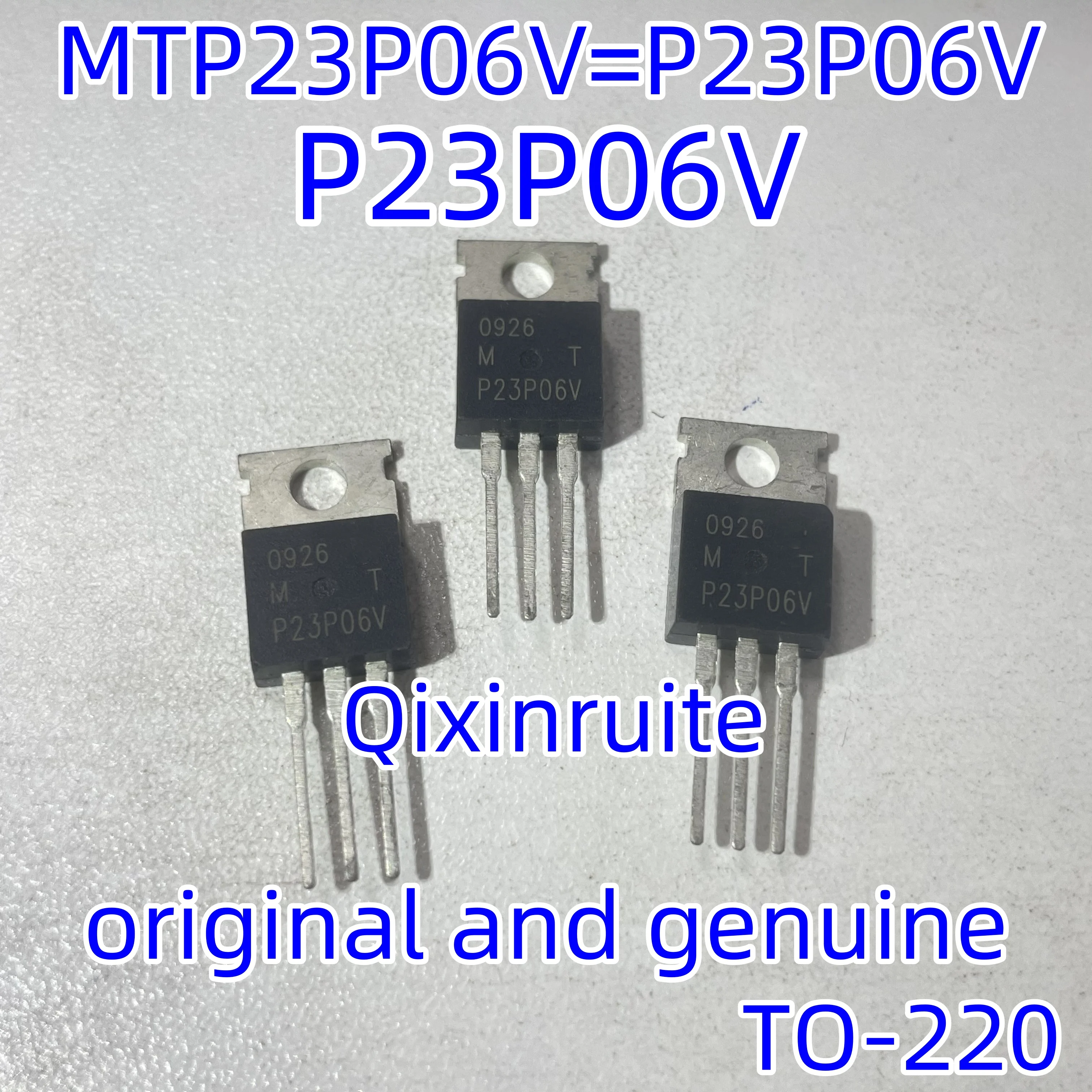 Qixinruite  Newly imported original MTP23P06V TO-220 23A 60VMOS field-effect transistor chip