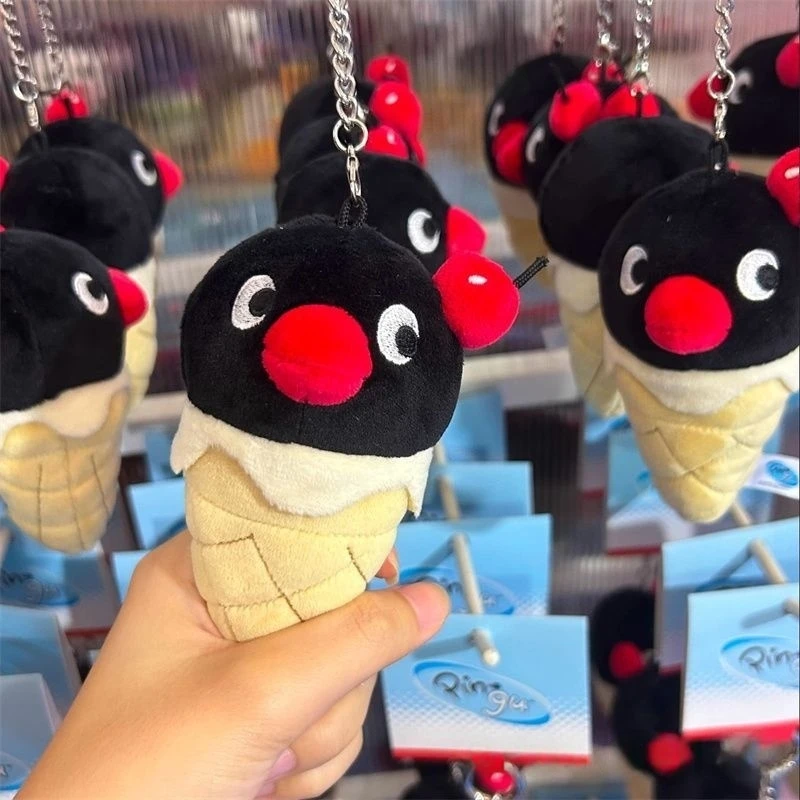 

Милый пингвин конус мороженое плюшевая игрушка кулон сумка кулон брелок кулон подарочный аксессуар