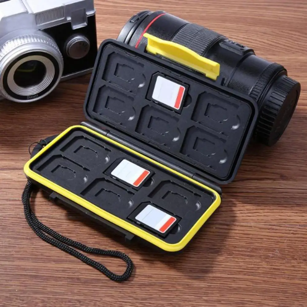 Game Memory Card Case Portable Large Capacity Waterproof Anti-Shock Camera Memory Card Holder Organizer Carrying Storage Box