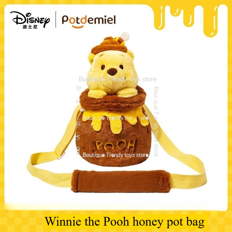 

Genuine Disney Potdemiel honey pot Winnie the Pooh plush crossbody bag a cute birthday gift