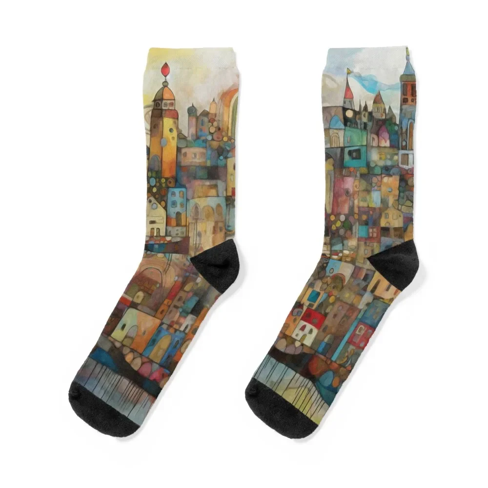 A Hundred Water's Island Socks sport colored Women's Socks Men's