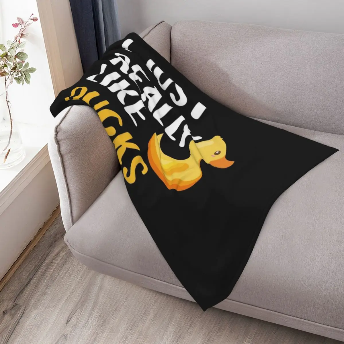 أنا فقط أحب البط حقًا، رمي بطانية الشعر الحرارية الفاخرة St منقوشة #3