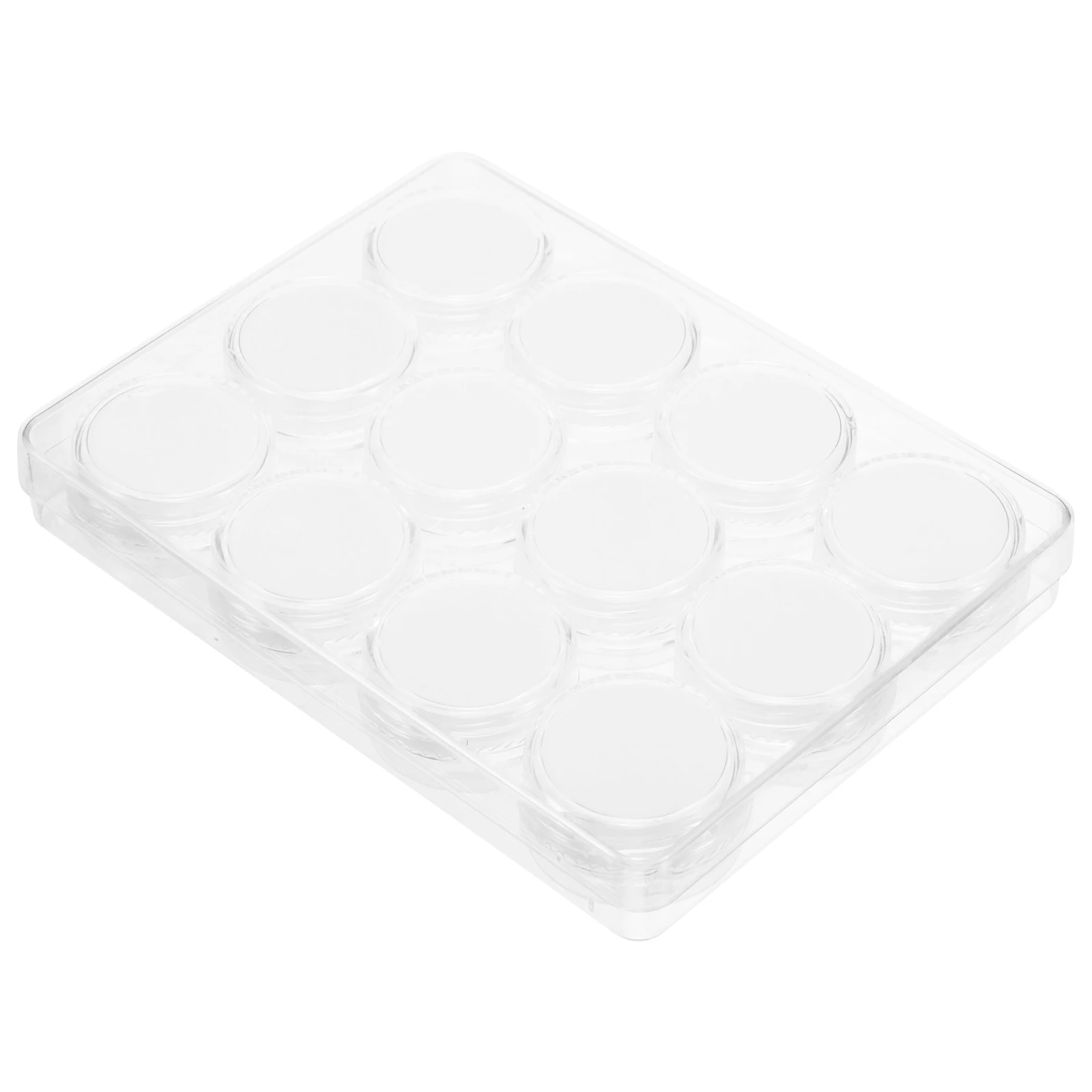 

1Set Gemstone Display Case Clear Lid Practical Lightweight Jewelry Storage Box Elegant Scratch Resistant Holder for Rings