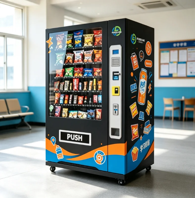 Open Vending Machine - ماكينة بيع الوجبات الخفيفة والمشروبات المخصصة
