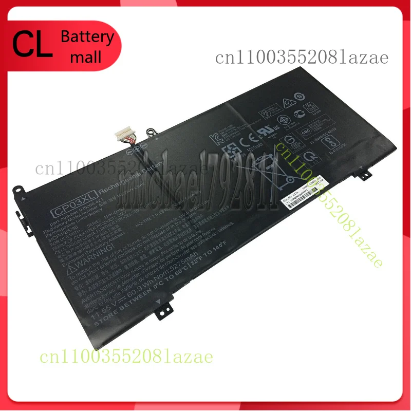

New Genuine CP03XL Battery for HP Spectre X360 13 TPN-Q199 929066-421 HSTNN-LB8E