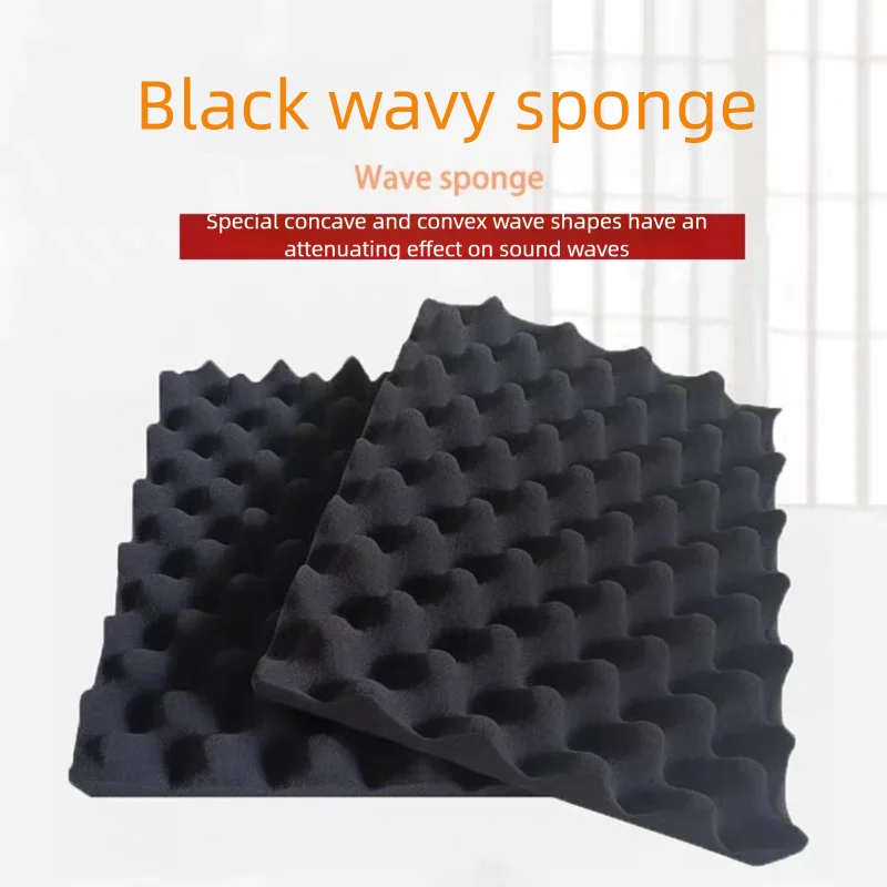 10PCS 30x20cm High Density Wave Sponge Toolbox Shock Absorbing Lining Sound Insulation Noise Reduction Cushioning Toolbox Foam