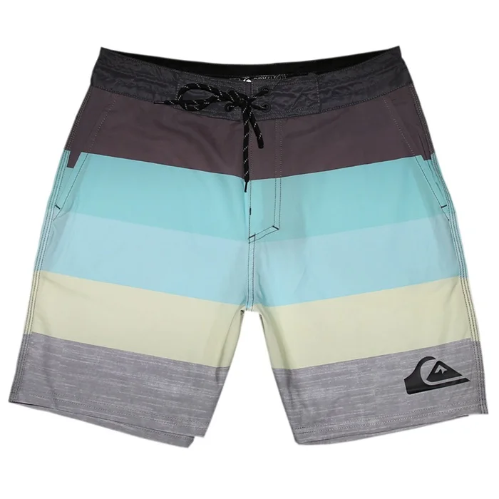 

Тонкие мужские спортивные шорты для пляжа и серфинга, длиной до колена, быстросохнущие, для дайвинга и плавания, с низкой талией, из полиэстеровой смеси