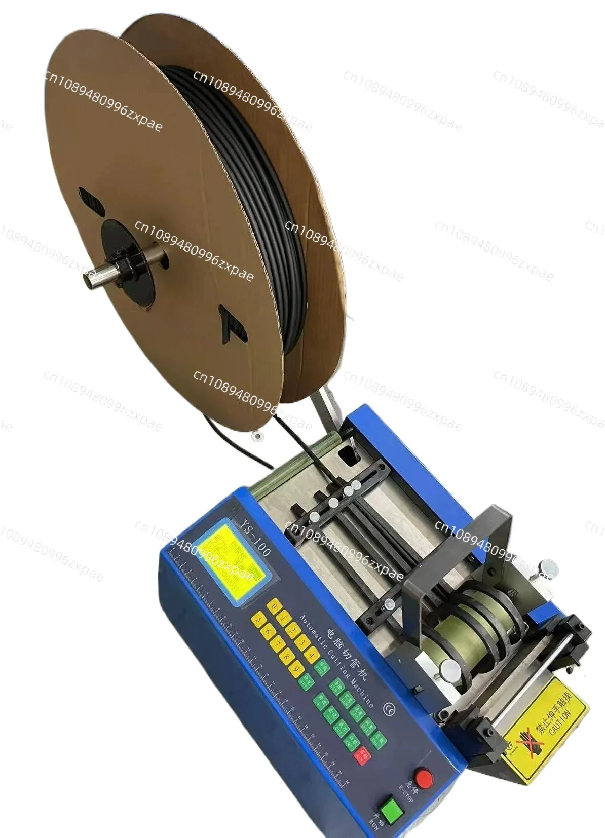 YS-100 heat shrinkable pipe cutting machine, silicone pipe/PVC cutting machine, nickel sheet nickel belt multi-function