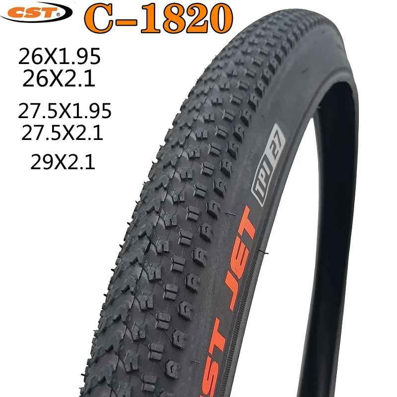 CST C-1820 Wear-resistant Tire Of Mountain Bike With 26X1.95 27.5X1.95 27.5X2.1 Red Logo 26x2.1 29x2.1 White Logo Size MTB Tire