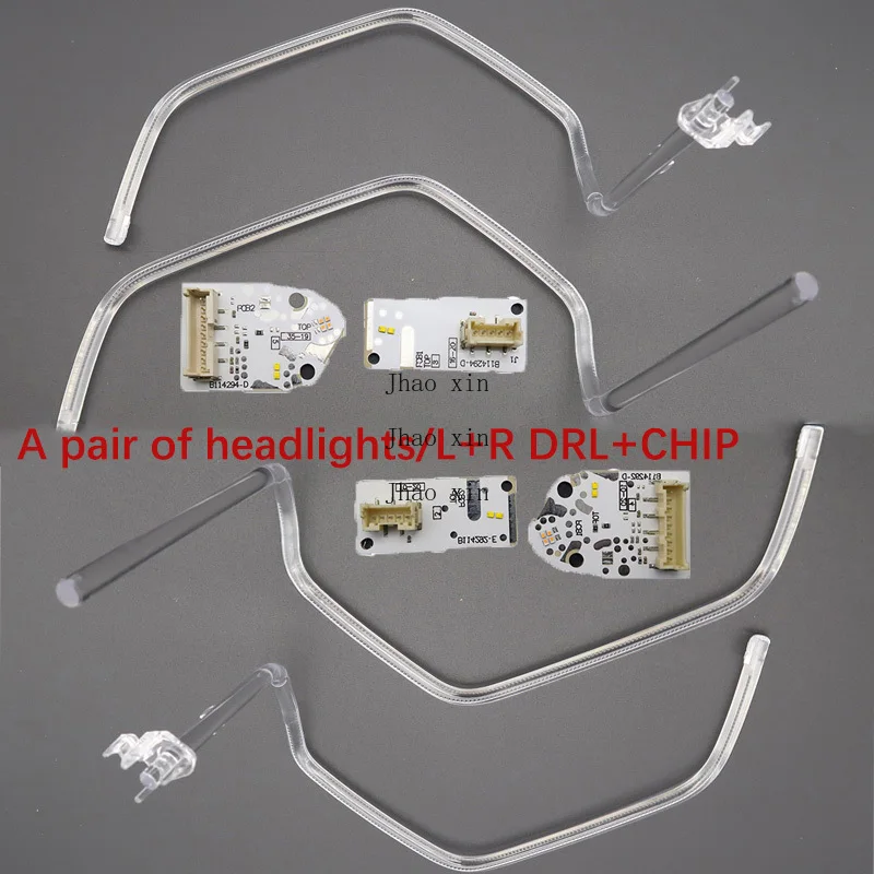 For BMW X1 F48 F49 Car Headlight DRL CHIP Ballast Duct Strip 2019-2022 Angel Eye Daytime Running Light Source Module Multi-color