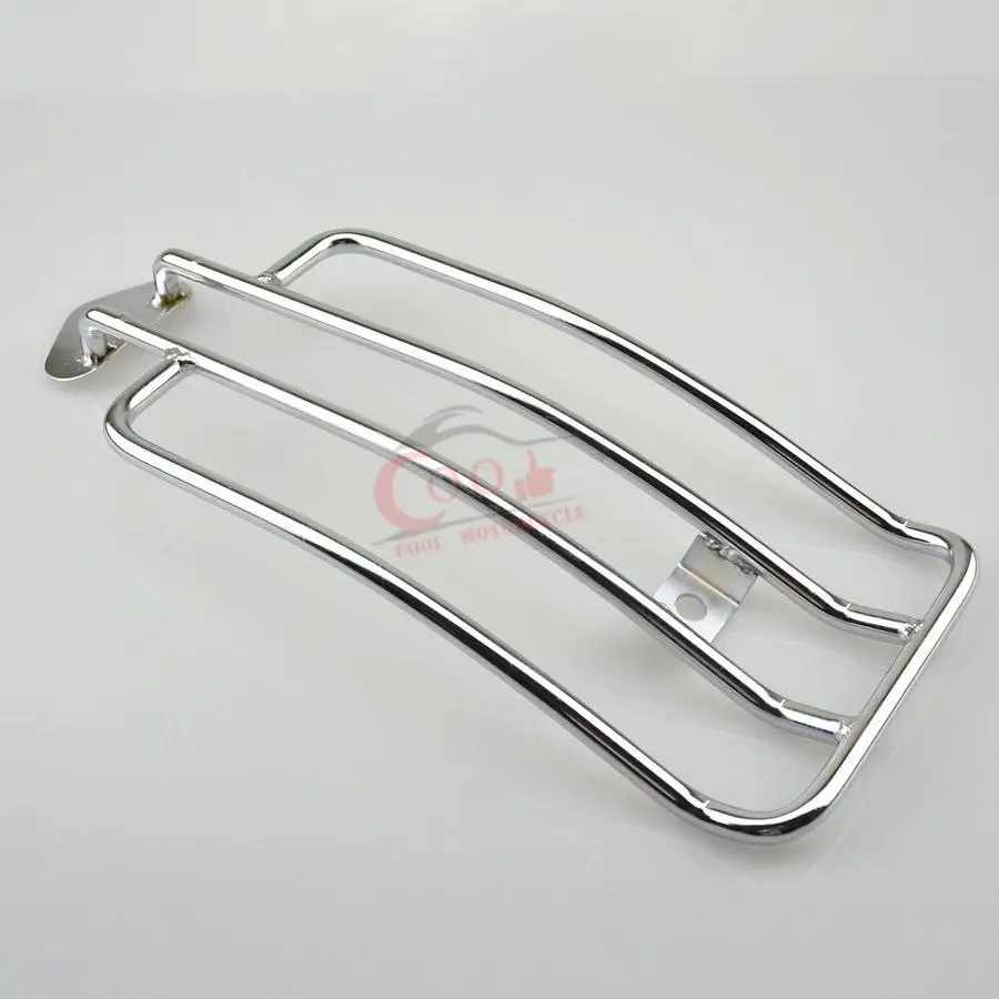 Black Chrome Motorcycle Rear Solo Seat Luggage Rack Fits For Harley-Davidson Sportster XL 883 1200  XLH 1000 1200 1985-2003