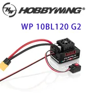 Hobbywing QUICRUN WP 10BL120 G2 ESC 120A 2-4S Lipo Speed Controller Brushless Sensorless for 1/10 1/12 RC Car Toy Spare Part