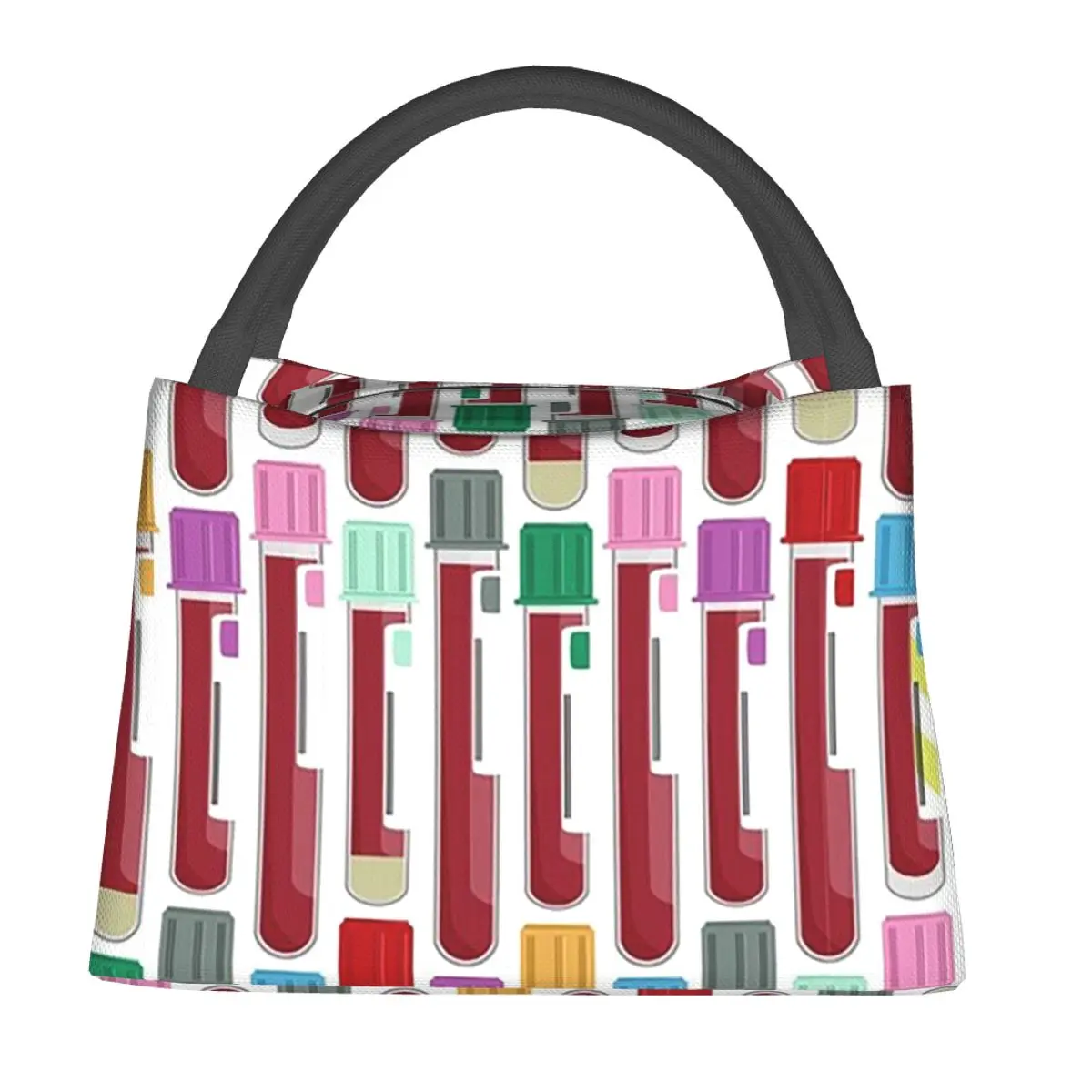 Phlebotomy Blood Tubes Insulated Lunch Bag for Women Children Portable Food Boxes Thermal Lunch Box Tote