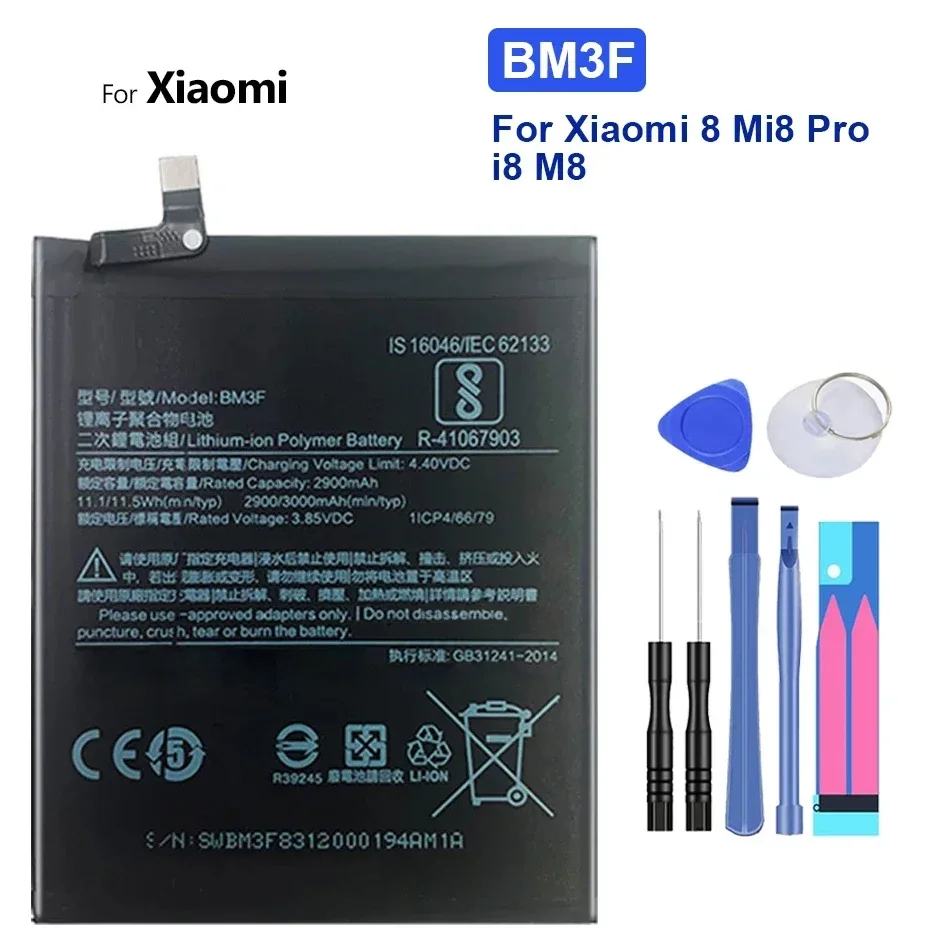 Battery For Xiaomi Mi Mix Max 2 3 4C 5 5X 5S 6 6X 8 Lite Pro 9 SE CC9 2S BM22 BM3L BM36 BM39 BM3E BM3B BM49 BM3M BM51 Bateria