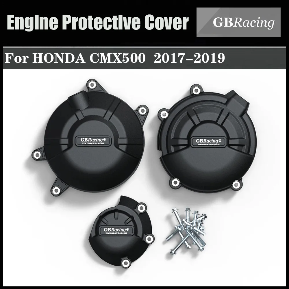 

Motorcycle Accessories Engine Cover Protection Kit For HONDA CMX 500 CMX500 2017-2019 GBRacing