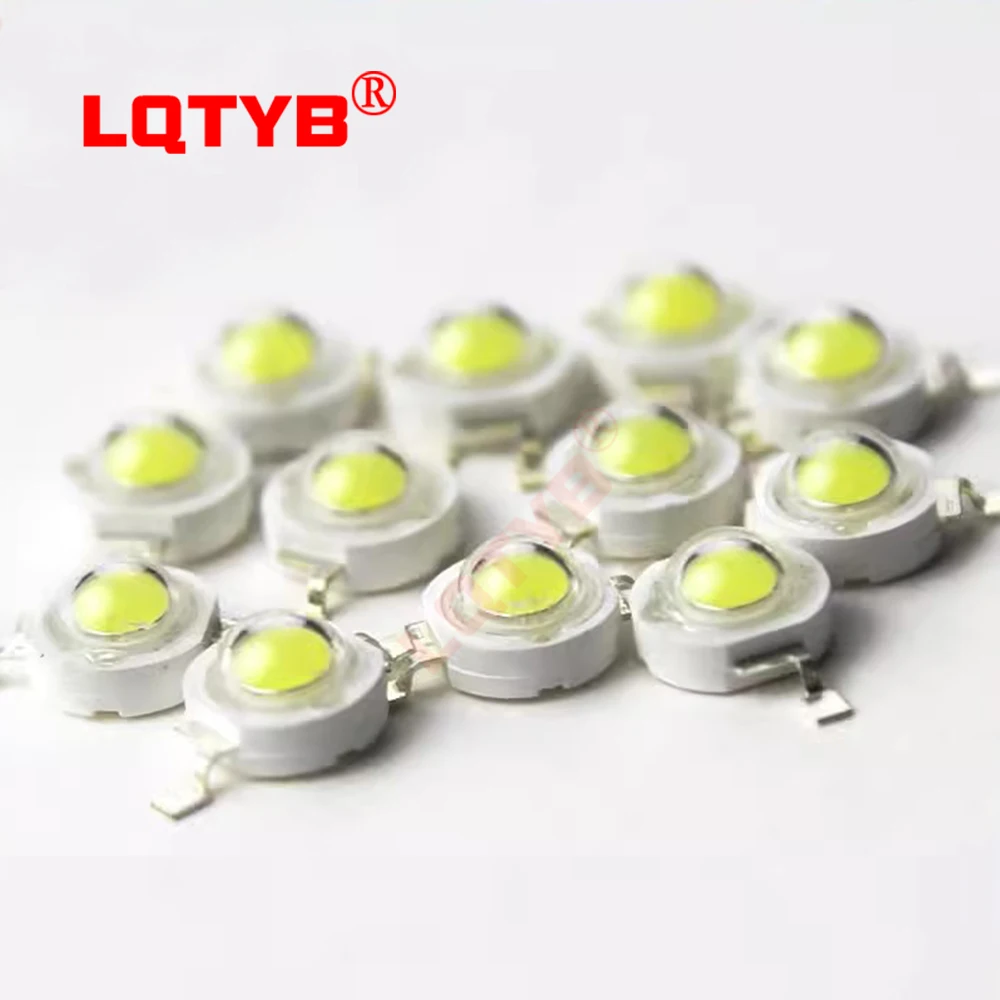 100/500/1000pcs high power LED lamp beads 1W/3W/5W White Warm White Red yellow blue green orange imitation lumen lamp beads