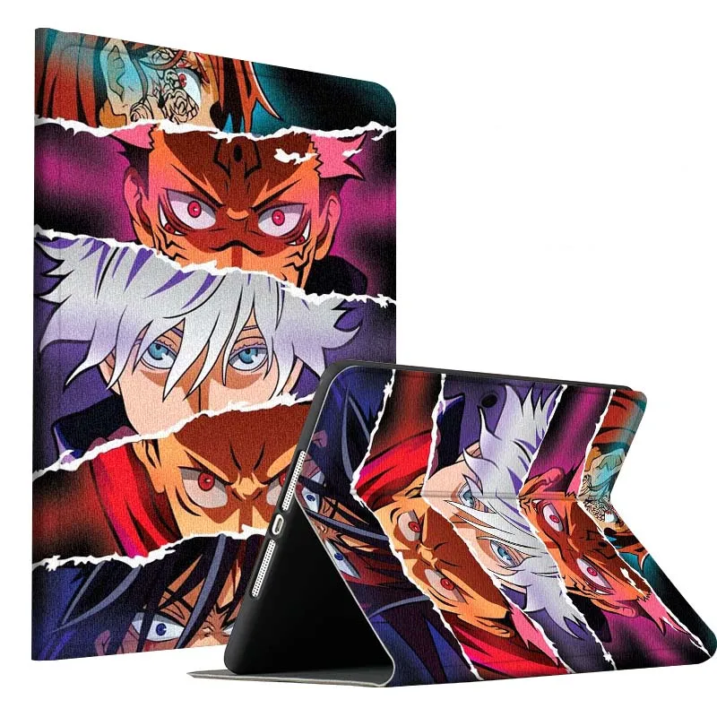 Jujutsu Kaisen كول أنيمي ل ممن لهم الوسادة 2 3 4 Neo Air SE X Pro 10.36 11 11.4 11.61 12.1 13.2 بوصة 2025 حافظة كمبيوتر لوحي قابلة للطي