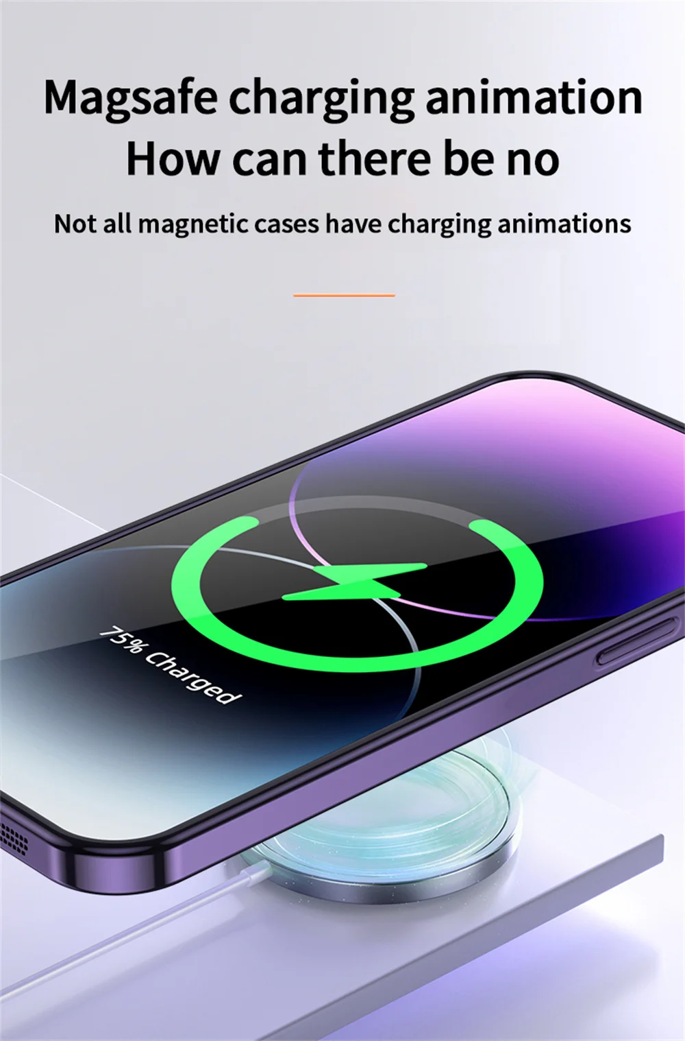 Ultradünne, transparente, magnetische Schutzhülle mit Beschichtung für Magsafe, passend für iPhone 18, 17, 16 Pro Max, 15, 14, 11, 12, 13, mit Objektivschutz. – Detail 11