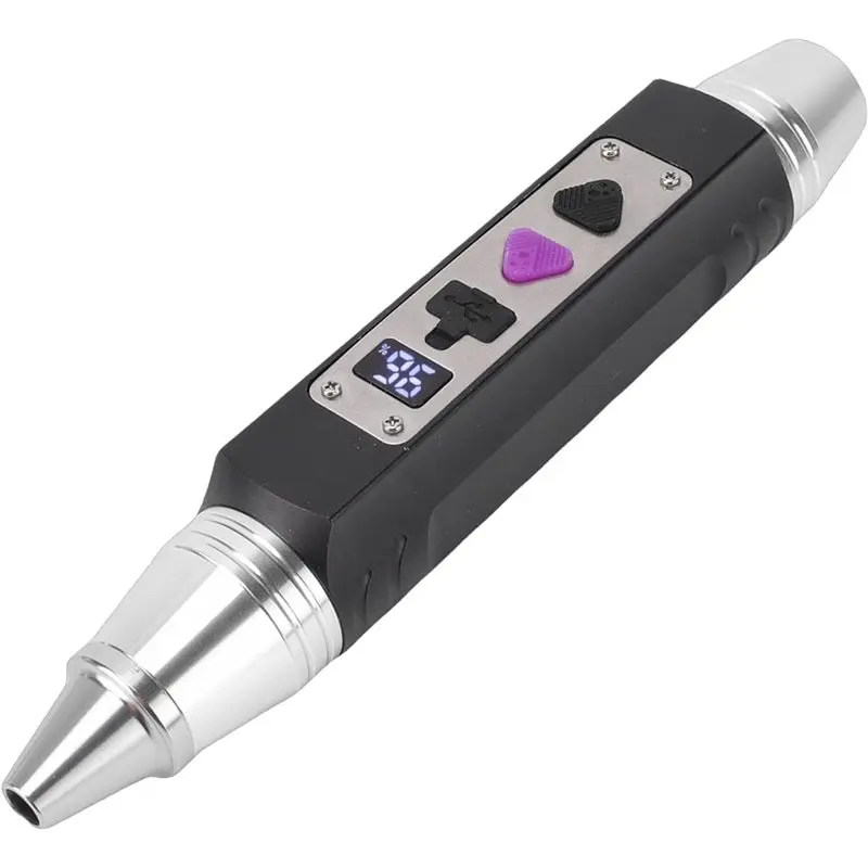 ABVJ-Dual Light USB Rechargeable LED Flashlight, Jade Appraisal Gem Identification Torch Tester Lamp,For Jewelry, Beeswax