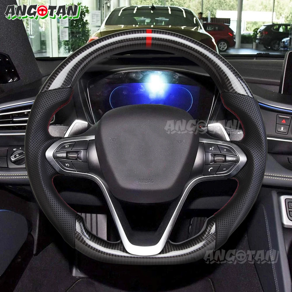 

Carbon Fiber Steering Wheel For BMW I8 2014 2015 2016 2017 2018 2019 2020 Perforated Leather Customized Racing Wheel