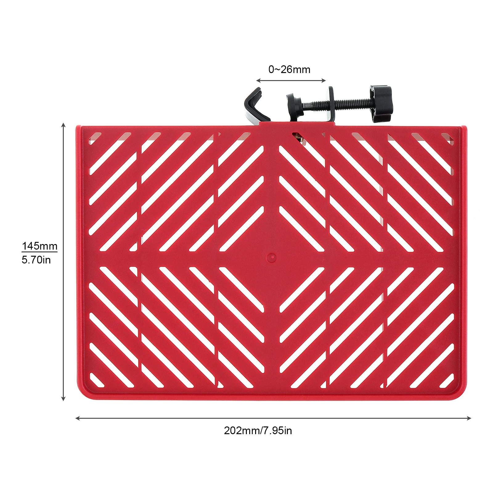 ABS Portable Removable Sound Card Tray for Microphone Field Stand  Stability Adjustable Clamps